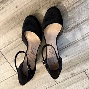 Libby Edelman Black Women's Heels. EUC. Size 9